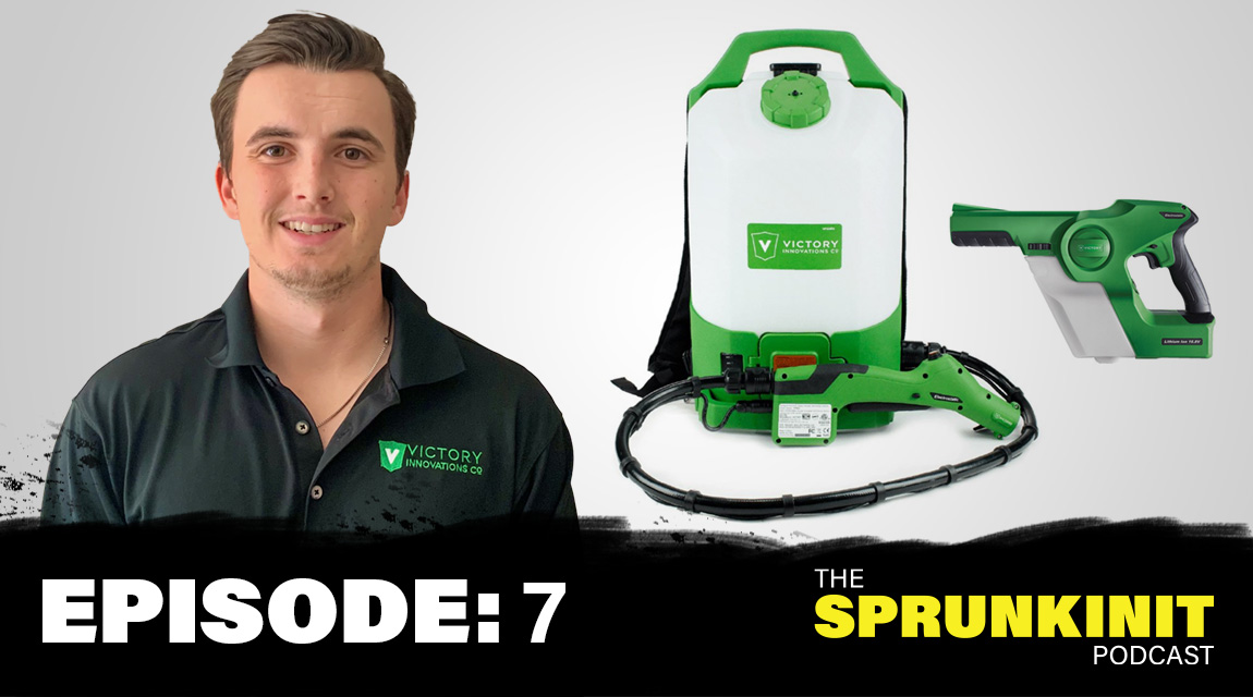 Episode 7, Sprunkinit Podcast, Electrostatic Sprayers, George Ekdahl